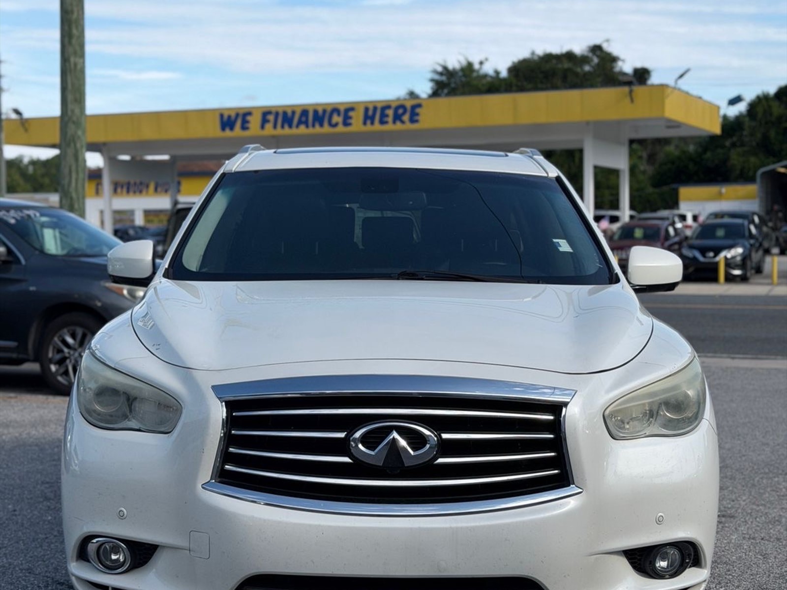 White 2015 INFINITI QX60 SUV / Crossover All-Wheel Drive Automatic